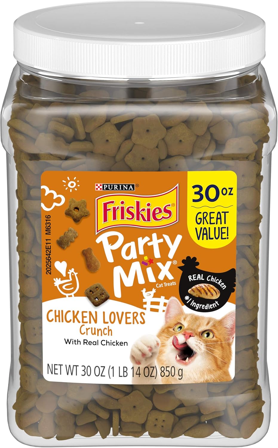 Purina Friskies Made in USA Facilities Cat Treats, Party