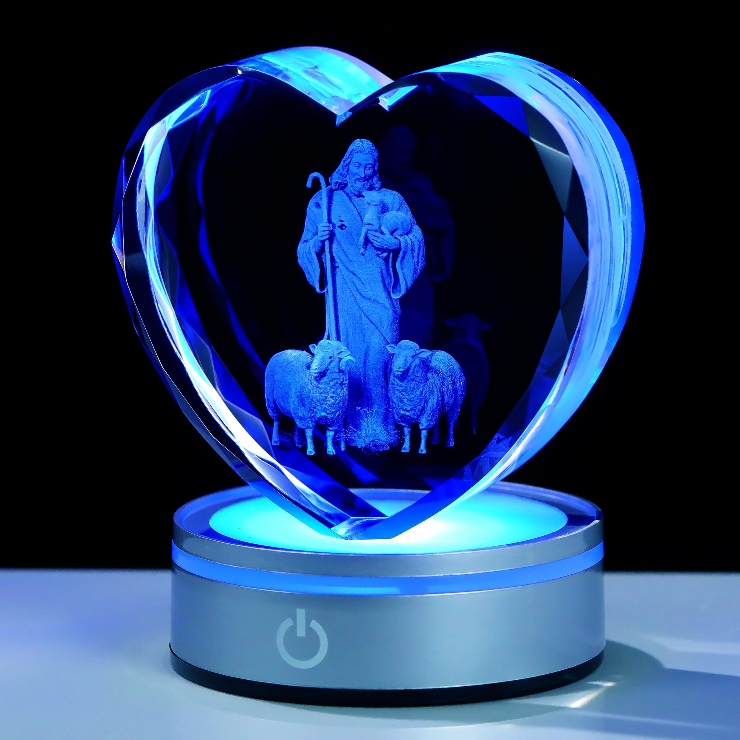 Qianwei Catholic Gifts Statues Crystal Heart