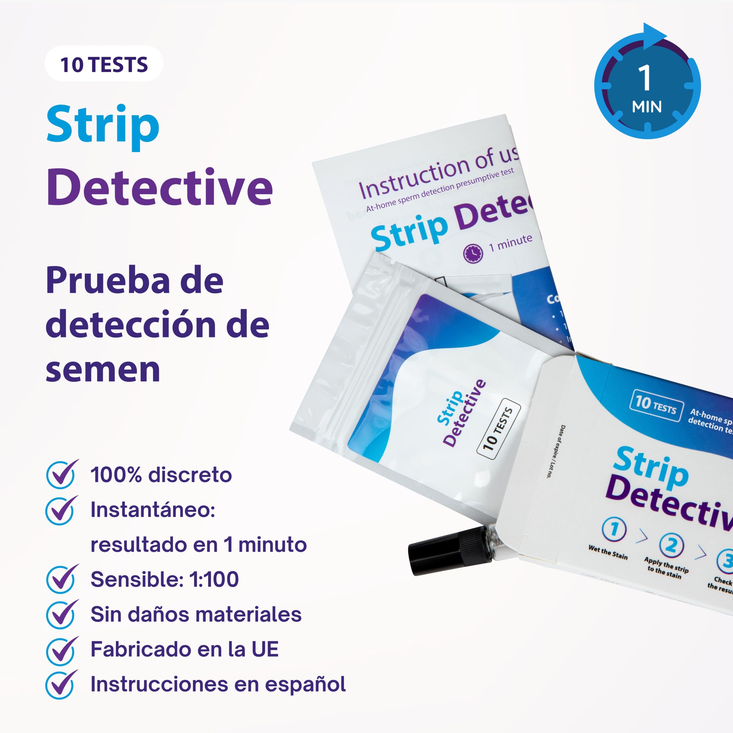 Home Traition Test - Prueba de detección de esperma 10 unidades por paquete