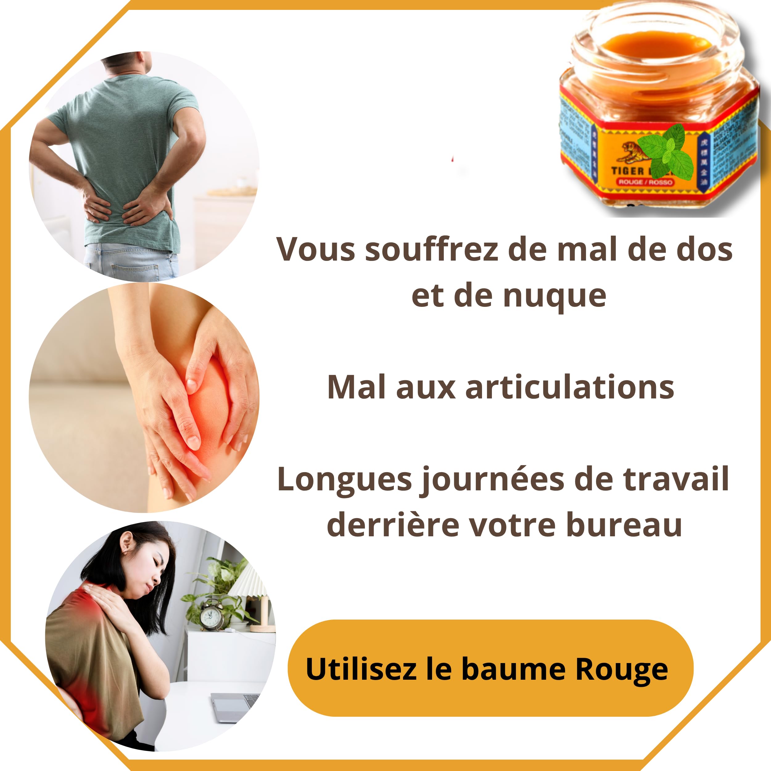 le veritable Baume chauffant thai 30gr, extra fort lot de 03 produits pour les douleurs articulaire mal de dos effet chaud et froid, avant et apres le sport (02 baume et inhalateur)