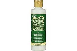 FolkArt Outdoor Clear Craft Sealer 8 Ounce Gloss Finish