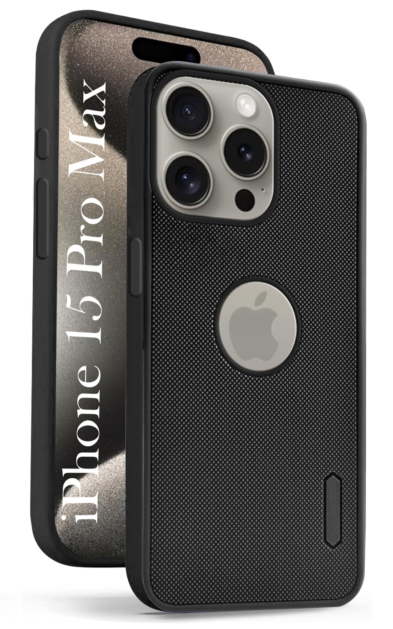 Jkobi Back Cover Case for iPhone 15 Pro Max (Textured Grip Design | Camera Protection | Slim and Light Weight | Soft Touch and Feel | Black) (B0D1R2Y9JG) Amazon Price History, Amazon Price Tracker