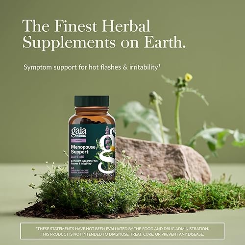 Miniatura 2 de Gaia Herbs Menopause Support Daytime - Helps Support Hormone Balance & Well-Being for Women* - with Vitex, Black Cohosh, St. John's Wort & Oats - 60