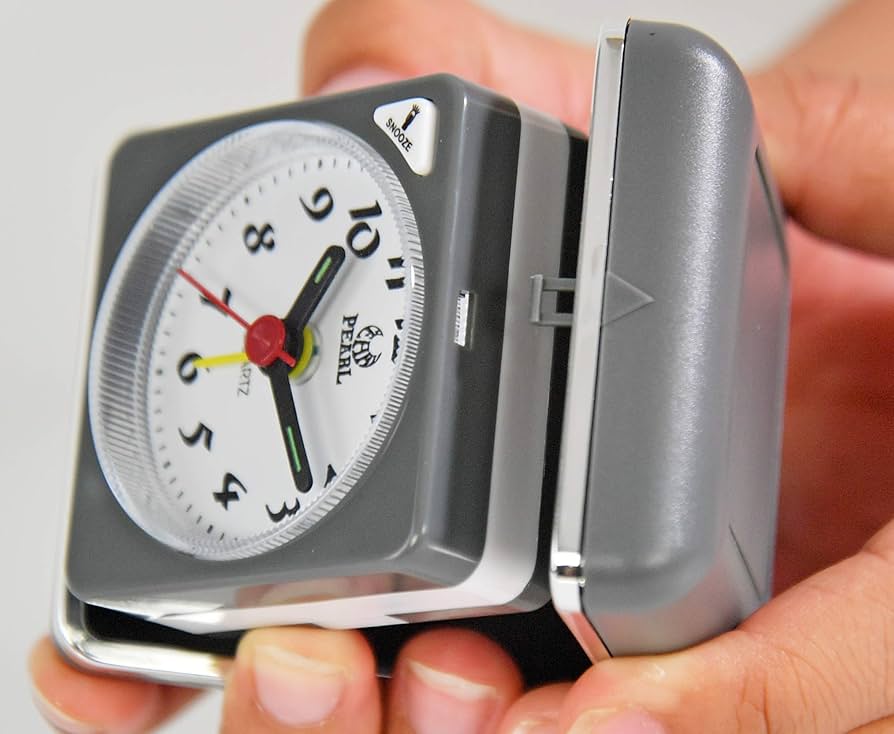 ★美品★ ルミノックス トラベルクロック 折りたたみ ミニ 卓上時計 ブラック ☆美品☆ ルミノックス トラベルクロック 折りたたみ ミニ 卓上