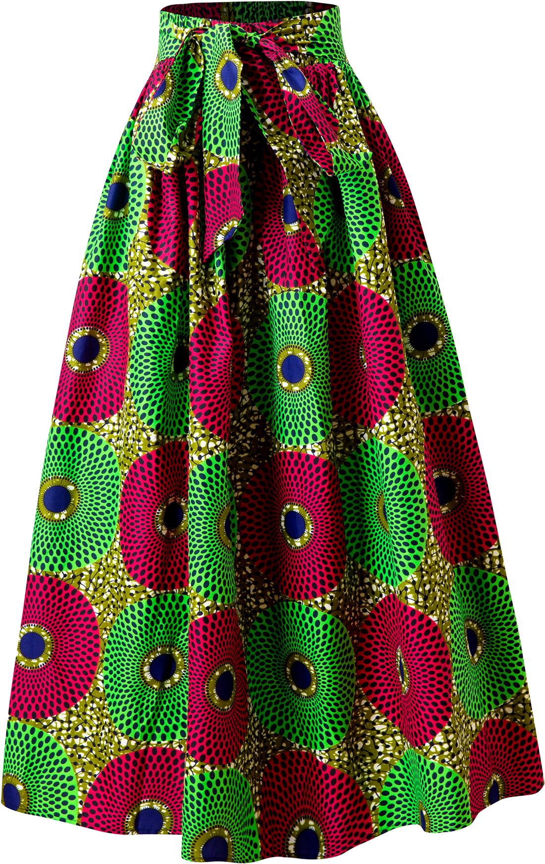 Women African Print Skirt Ankara Maxi Skirt Dashiki Skirt