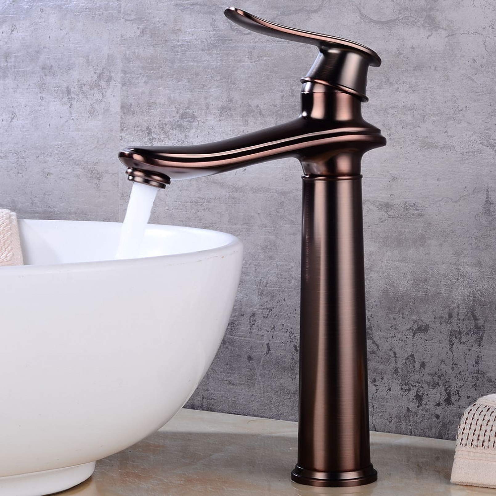 Mitigeur de lavabo en bronze et finition haute résistance