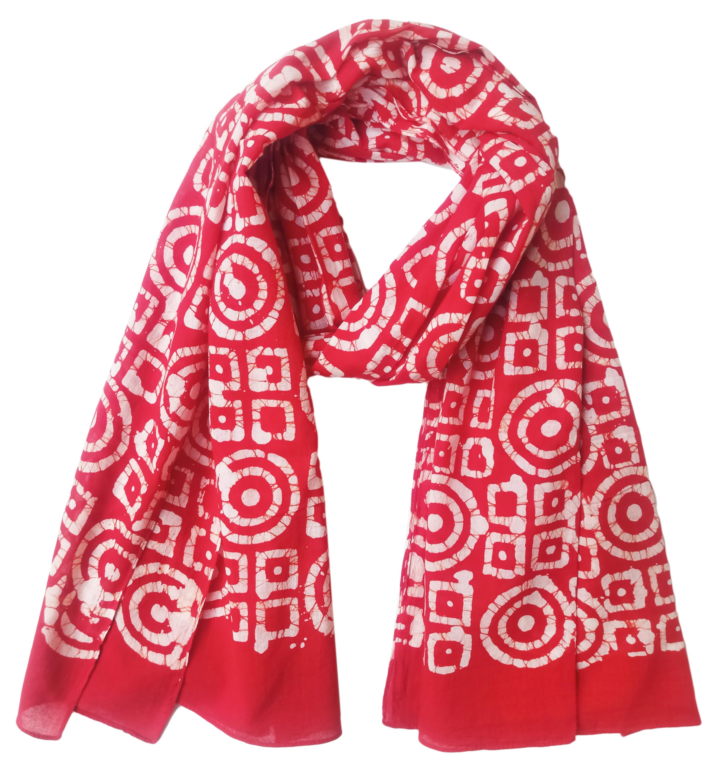 FabtoneElegant Printed Women's Scarfs |Beach Pareo | 100% Pure Soft Cotton Stole for Ladies/Girls 100x180 cms Style with Attractive Color