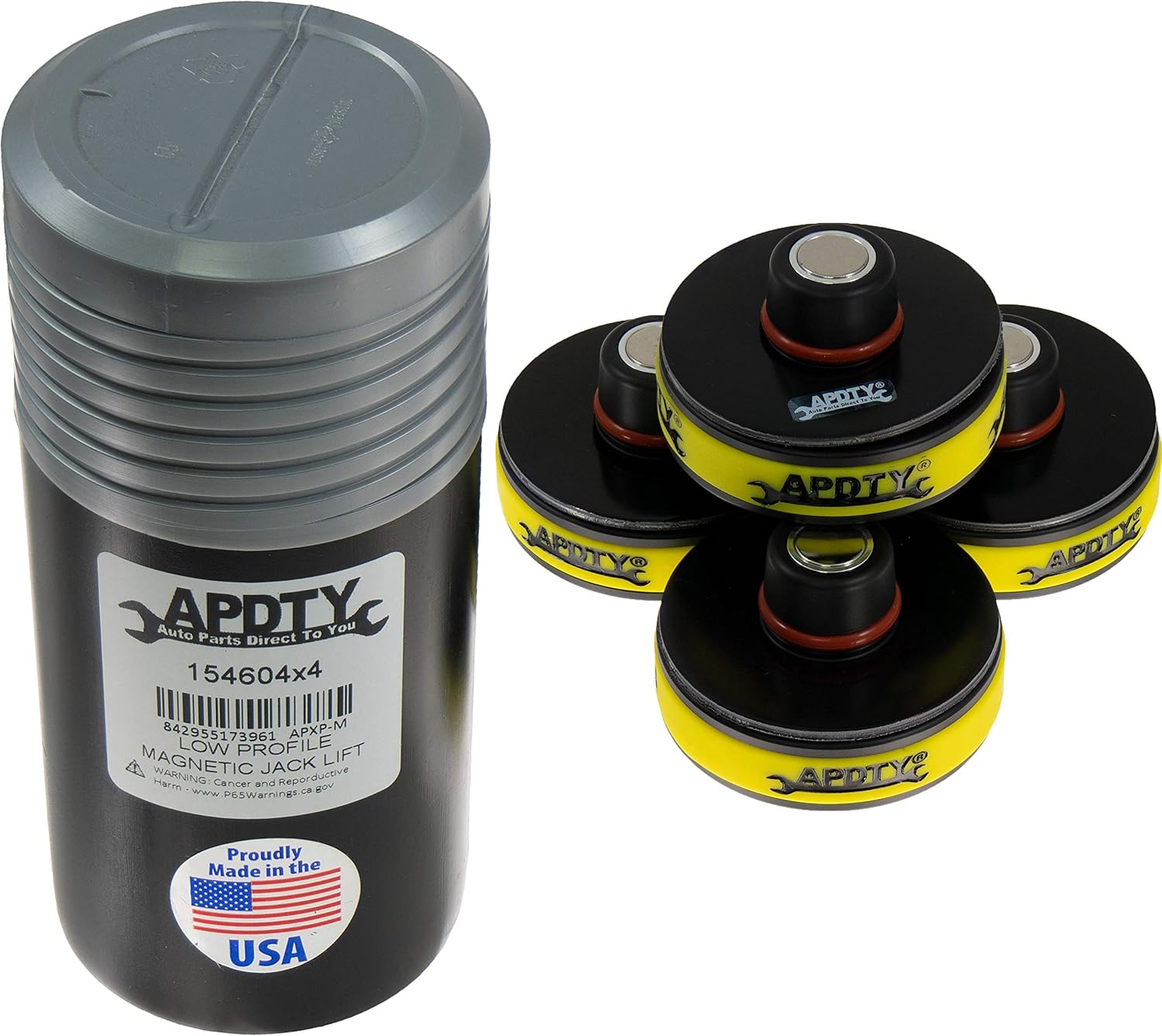 APDTY 154604x4 Low Profile Jack Lift Point Adapter; Compatible with Model 3 / Y