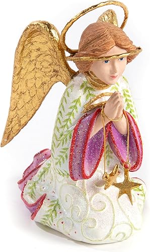 Vista 13 de MACKENZIE-CHILDS Patience Brewster - Figura de Belén de Navidad, decoración del hogar, Frank the Camel