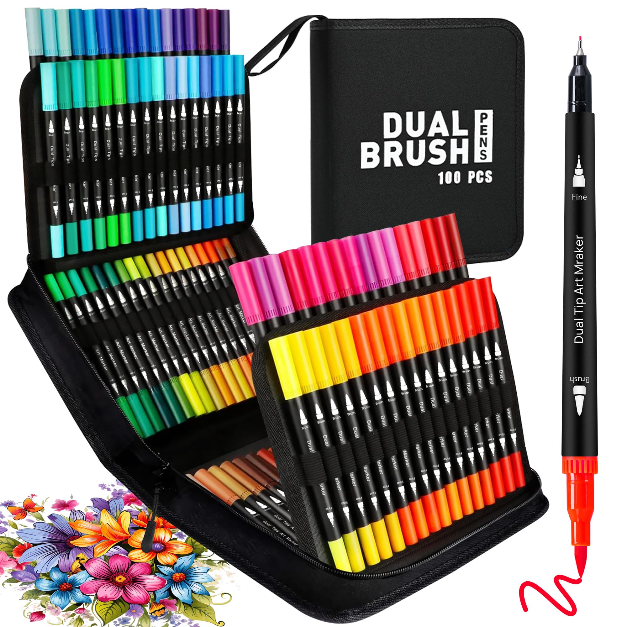Kebuye Brush Markers-DE