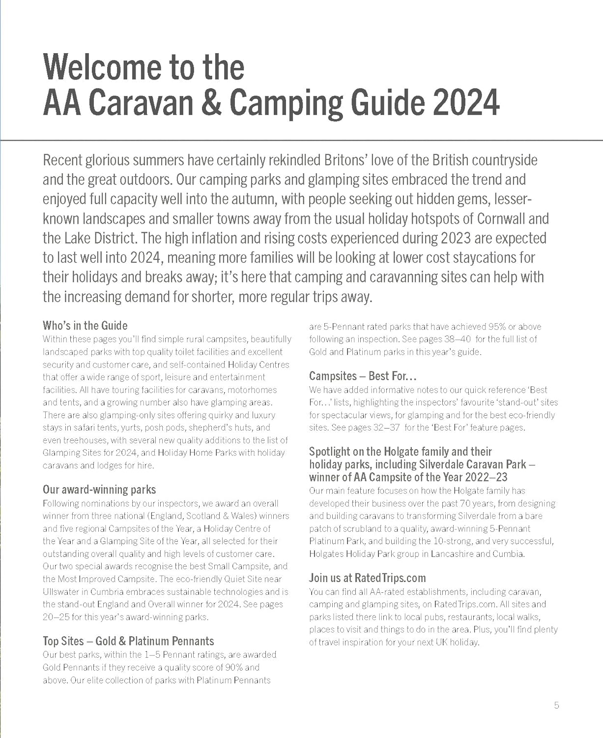 AA Caravan & Camping Guide 2024 (AA Lifestyle Guides) 56th Edition (The AA Caravan & Camping Guide 2024) Paperback A5 4 815kIKe6jcL. SL1500