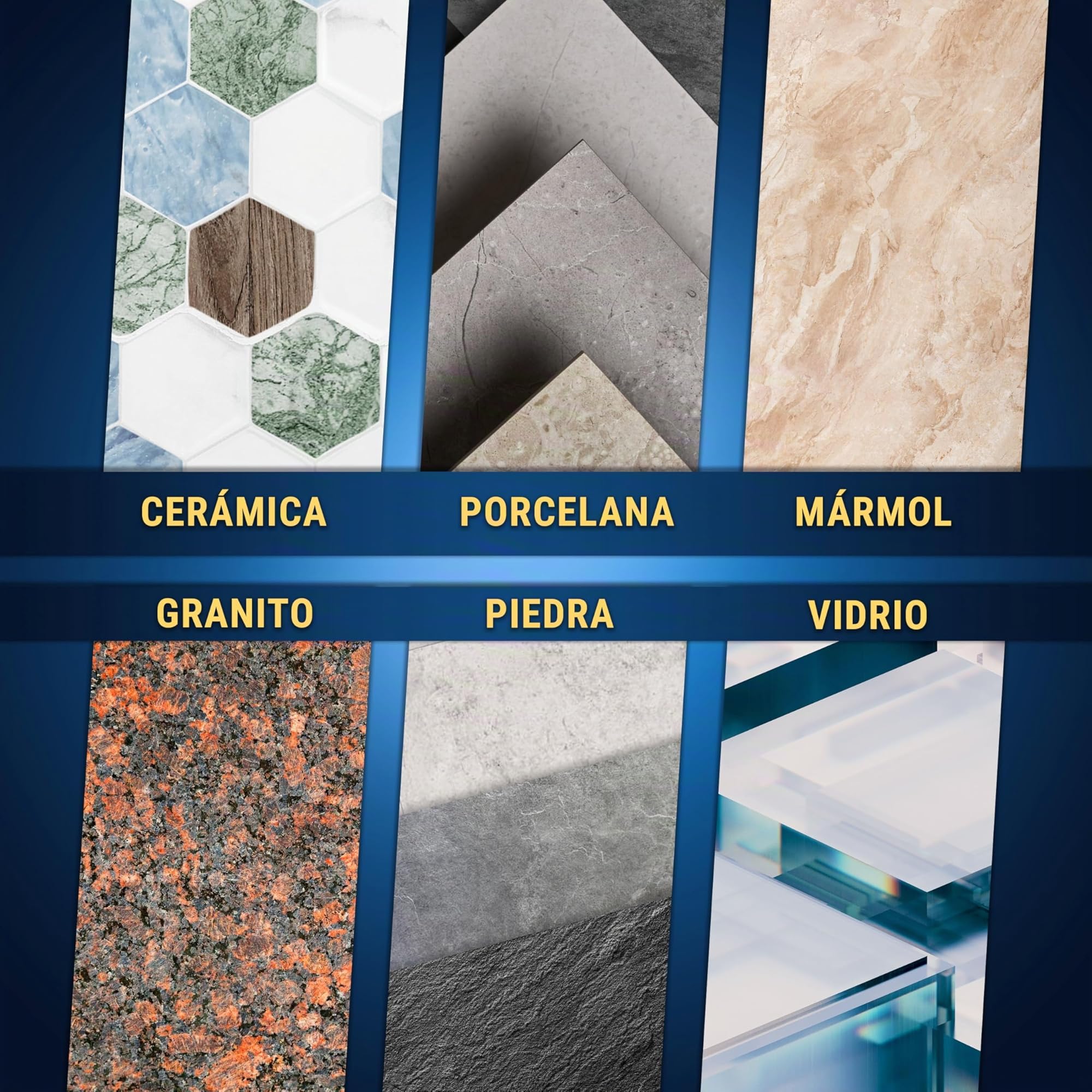 S&R 4 Brocas Diamante para Gres Porcelánico, Azulejos, Vidrio, Baldosas, Cerámica, Piedra, Muro. Brocas diamantadas porfesionales. Vástago Hexagonal