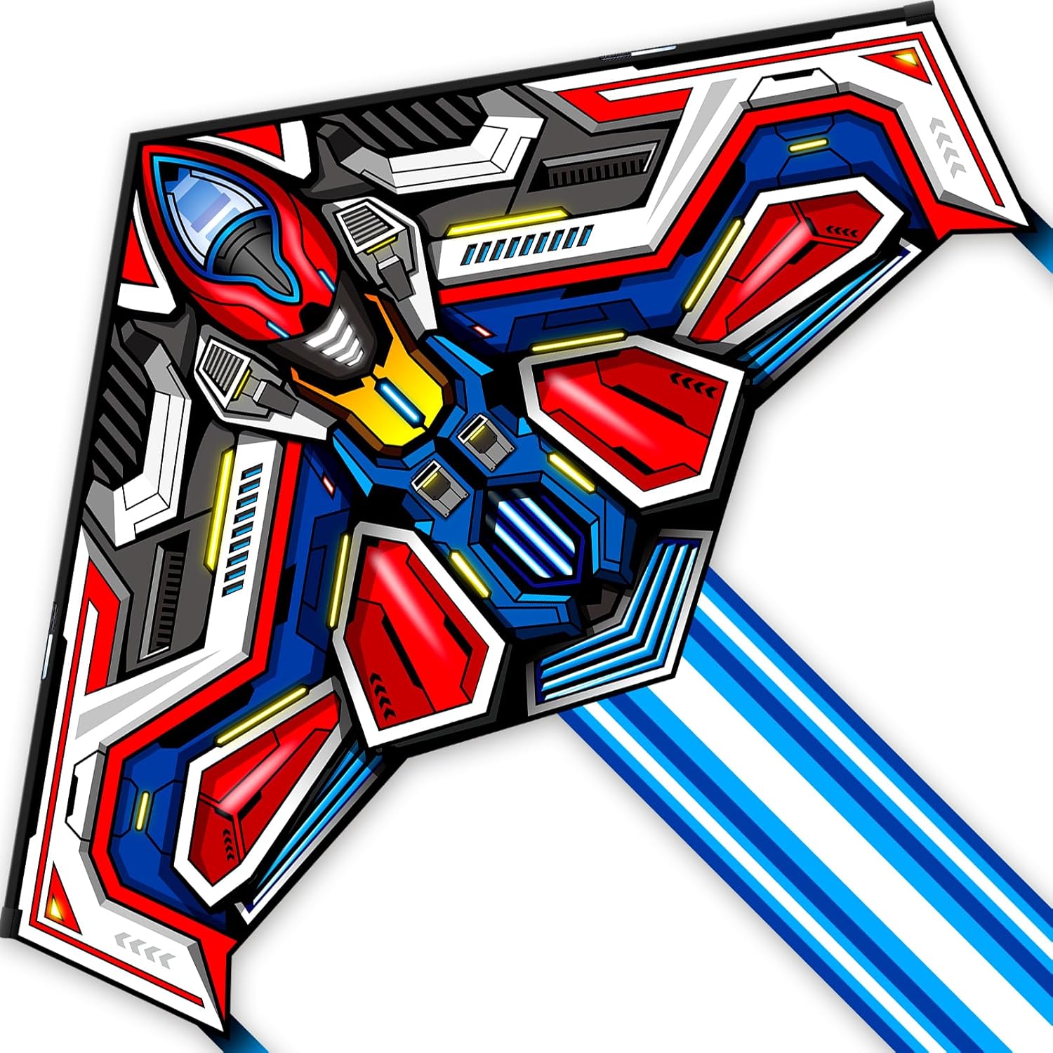 Delta Kites for Kids & Adults, Extremely Easy to Fly, Single Line Beach Kite