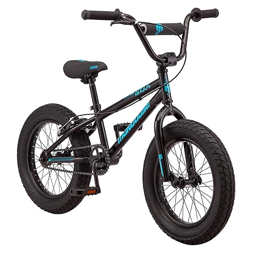 Mongoose Argus MX Kids Fat Tire Mountain Bike, 20-Inch Wheels, 4.25-Inch Wide Tires, High-Ten Steel Frame, Single Speed, Tan