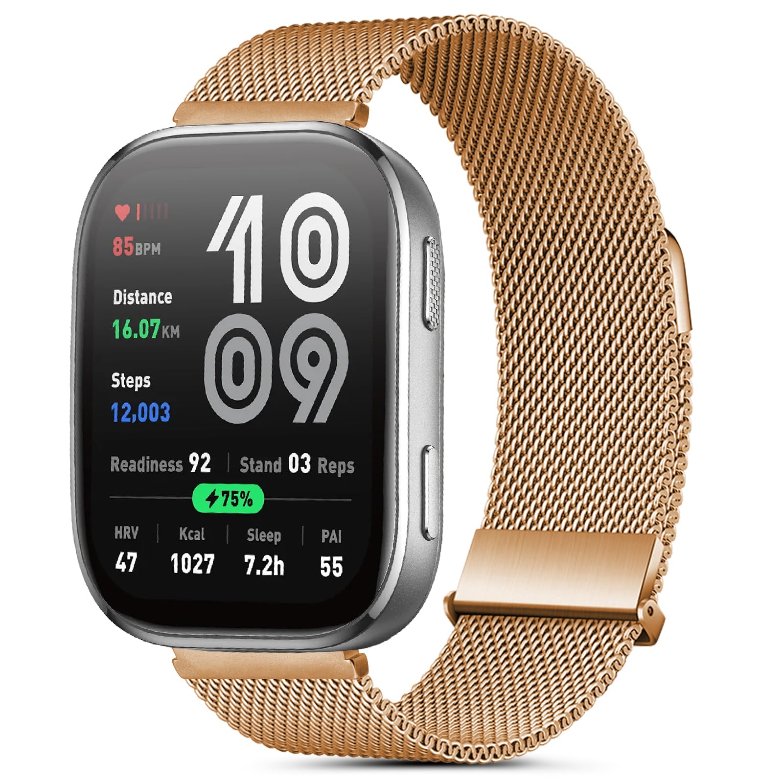 Correa para Amazfit Balance/Amazfit Bip 6/Bip 5/Garmin Venu 3 2/Forerunner 255 265/Vivoactive 4 (mujer/hombre), correa magnética de 22 mm para Samsung Galaxy Watch 3 45 mm/Gear S3 Frontier