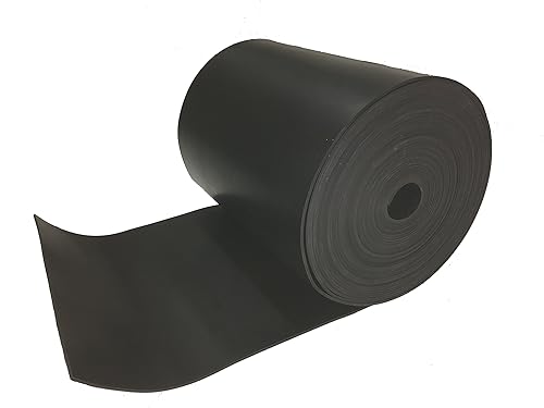JaCor Weather Seals 18" thk x 12" Wide x 50 ft Long Nylon Inserted Negro Neopreno