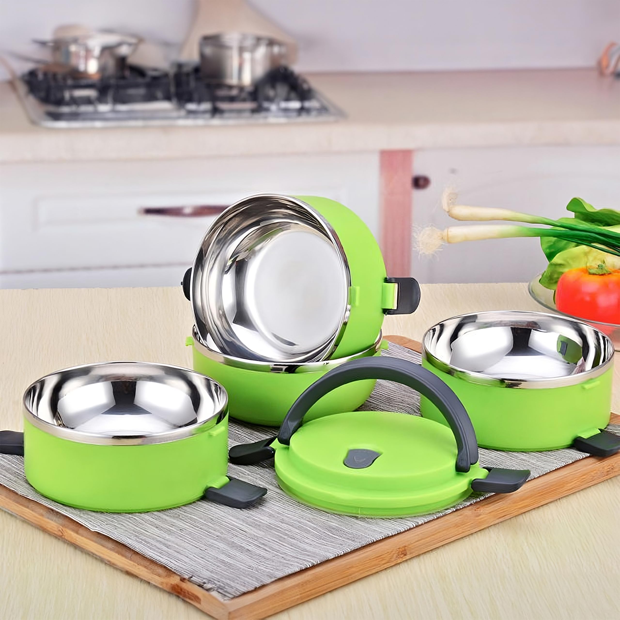 Récipient Isotherme Avec Poignée,1000ml Récipient Isotherme En Acier Inoxydable Pour Repas Enfants,Boîte à Lunch Isotherme Récipient Pour Repas Boîte Isotherme Pour Soupe,Gobelet à Céréales Pratique