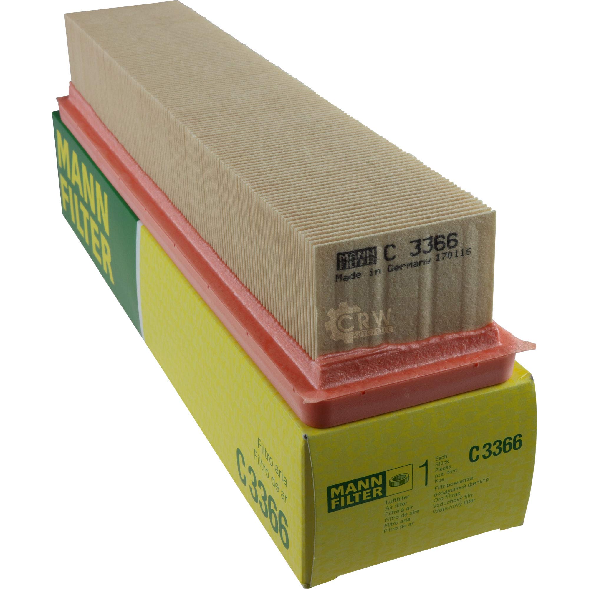 Paquete de inspección Kit de mantenimiento de filtros con filtro de aceite W 66, filtro de aire C 3366, filtro de cabina FP 1829, tornillo de cierre