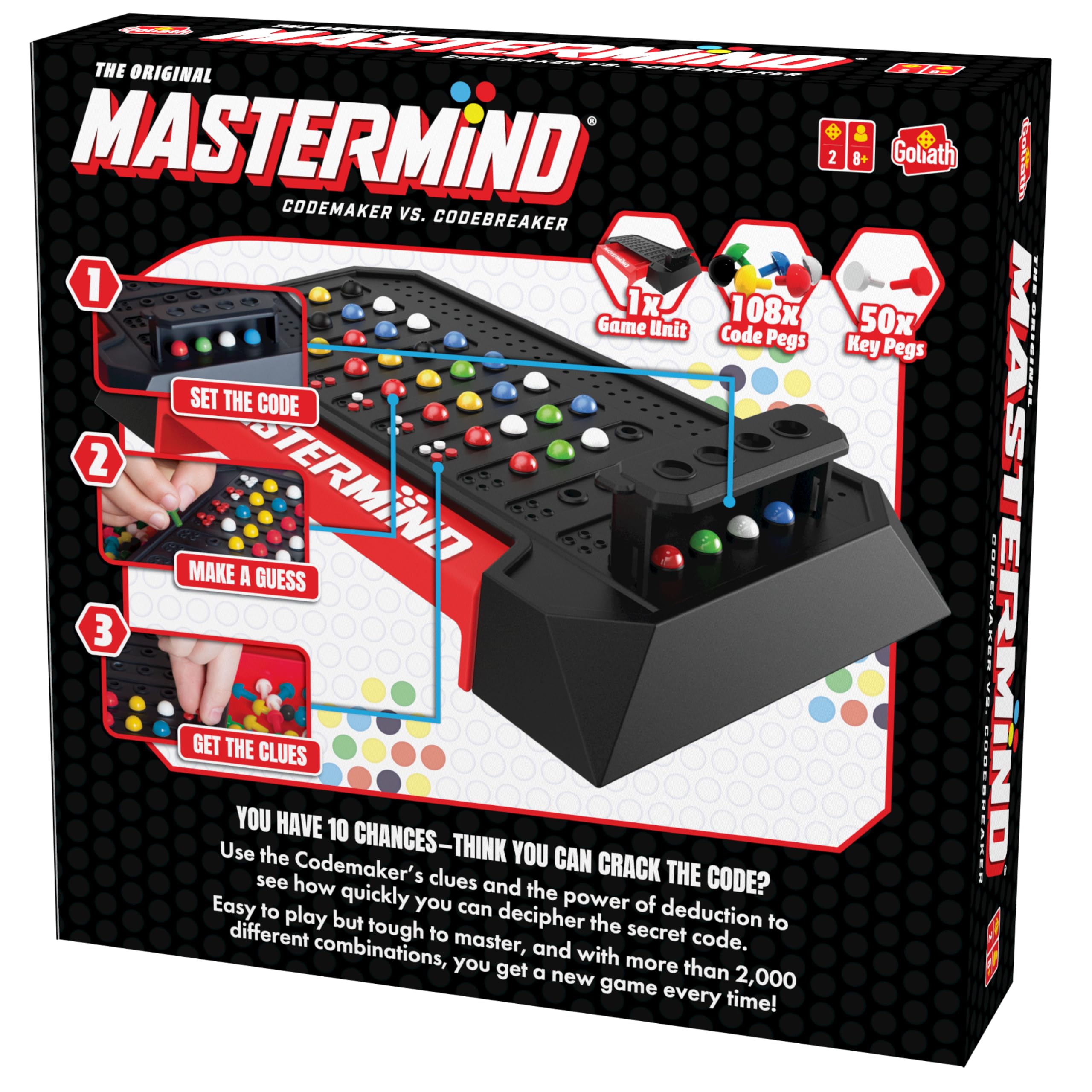 Amazon.com: Pressman The Original Mastermind: The Strategy Game of