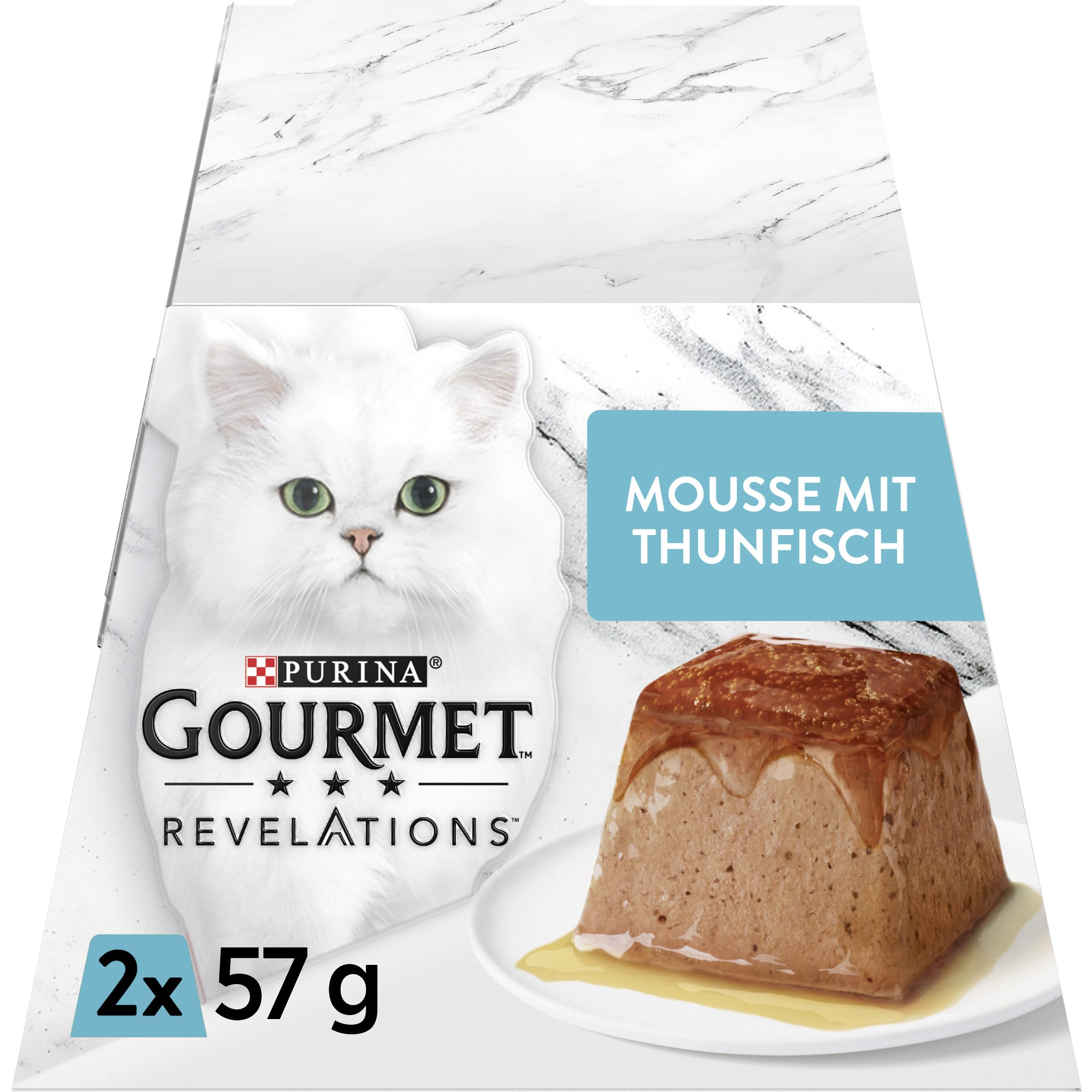 Gourmet Revelations Ton Balıklı Kedi Maması, 2x57g
