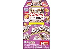 Churu Fun Bites Dog Treats: A Nutritious and Flavorful Treat for Your Furry Friend