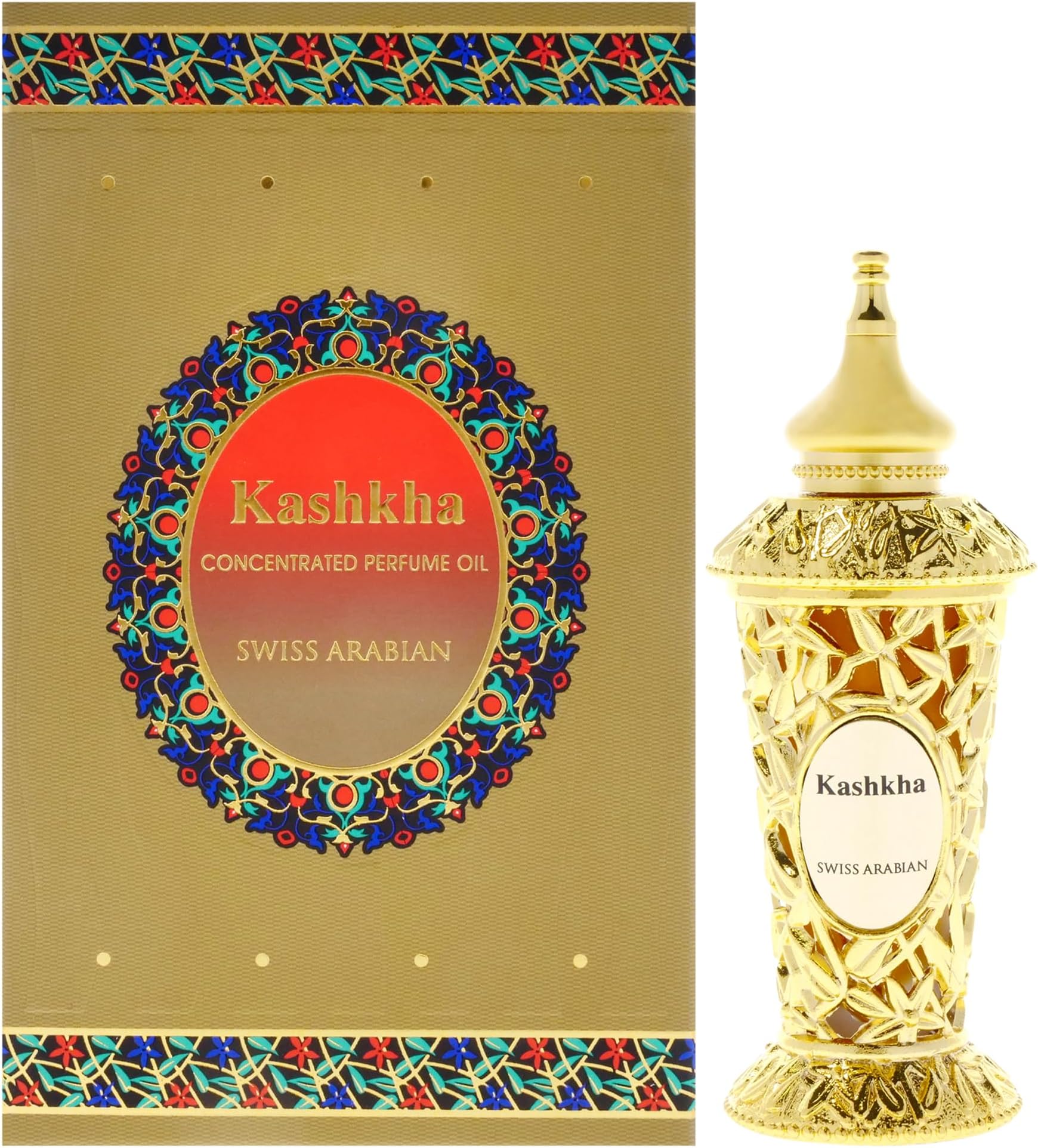 Kashkha - Luxury Products From Dubai - Long Lasting And Addictive Personal Perfume Oil Fragrance - A Seductive Signature Aroma - 0.6 Oz