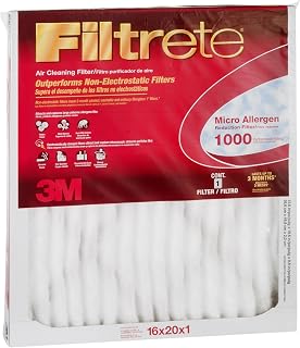 Filtrete Air Purifiers 9800DC-6 16" X 20" X 1" Filtrete Micro Allergen Reduction Filter