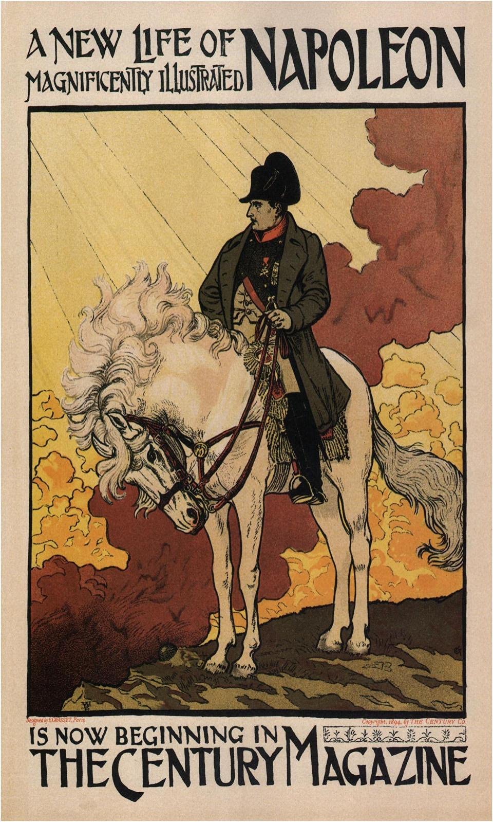 WowPosters The Century Magazine, Napoleon Advertising Poster - 40x50 cm