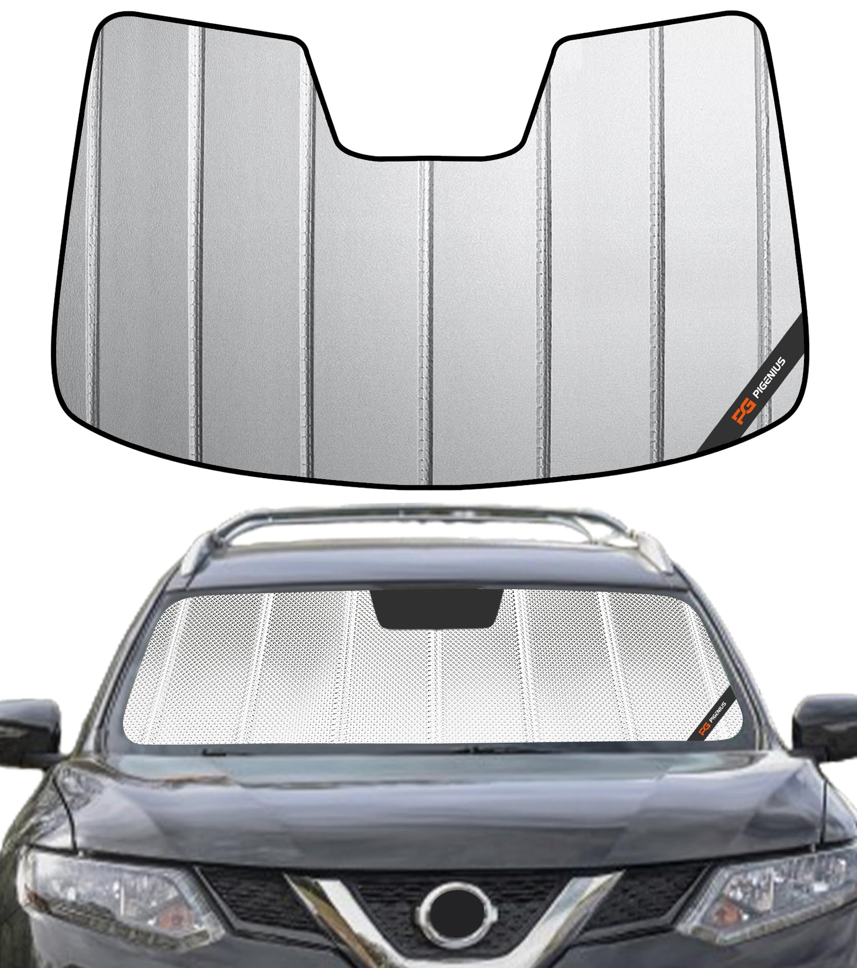 Amazon.com: Pigenius Windshield Sun Shade for Nissan Rogue 2014