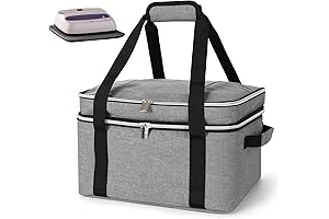 Cricut EasyPress Machine Double Layer Carrying Case Storage