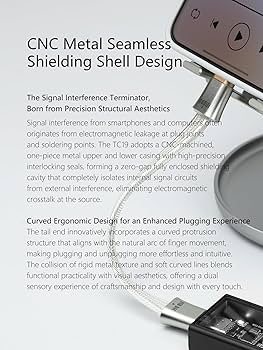 Amazon.com: ddHiFi TC19CC (Comet) Digital Signal Cable Pure Silver