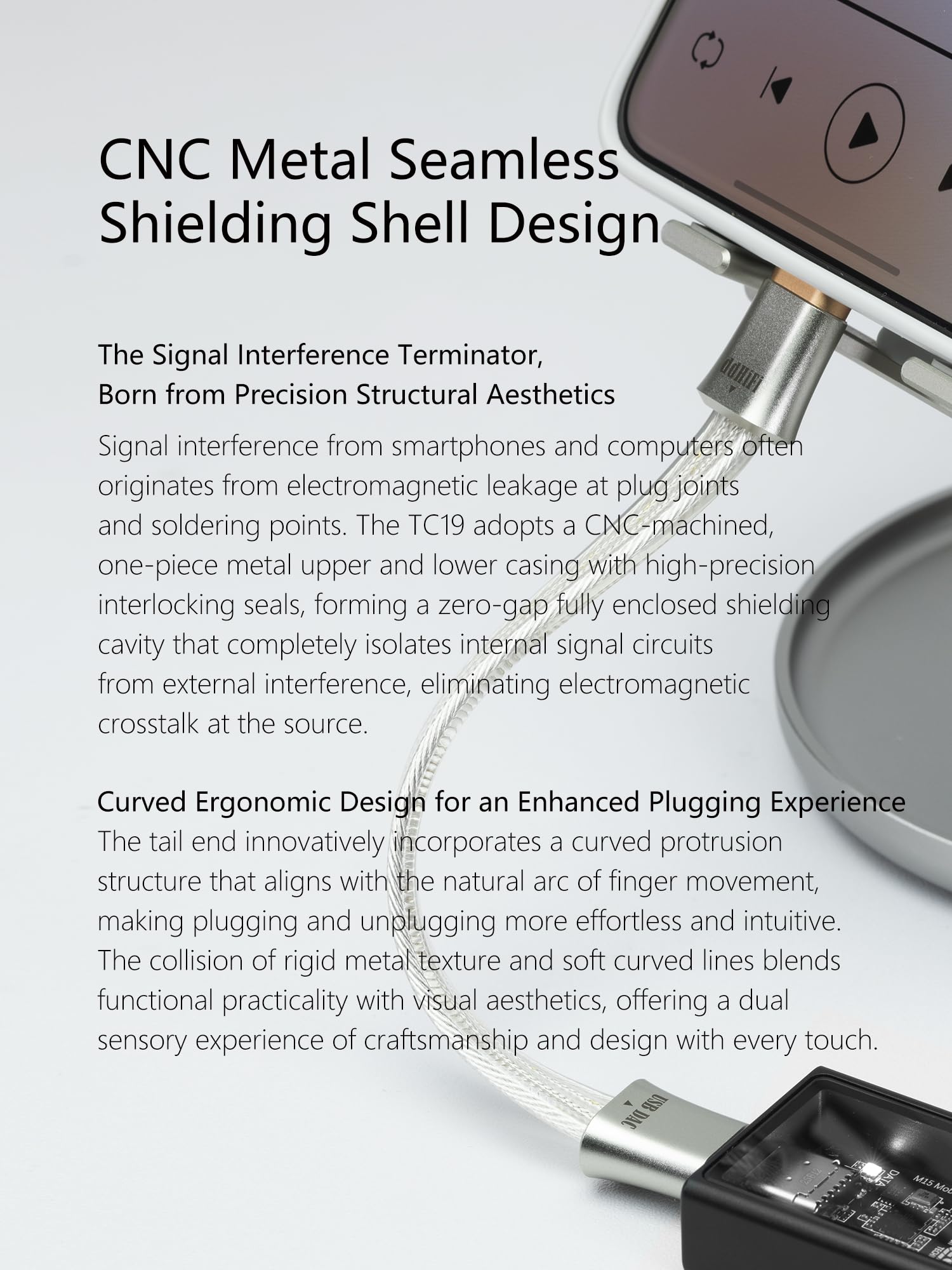 Amazon.com: ddHiFi TC19CC (Comet) Digital Signal Cable Pure