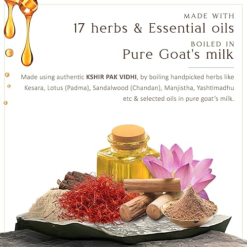 Miniatura 3 de SESA Kumkumadi - Suero facial de 1.0 fl oz  Hecho con 40% aceite de Kumkumadi  Para una piel brillante e iluminadora  100% ayurvédico