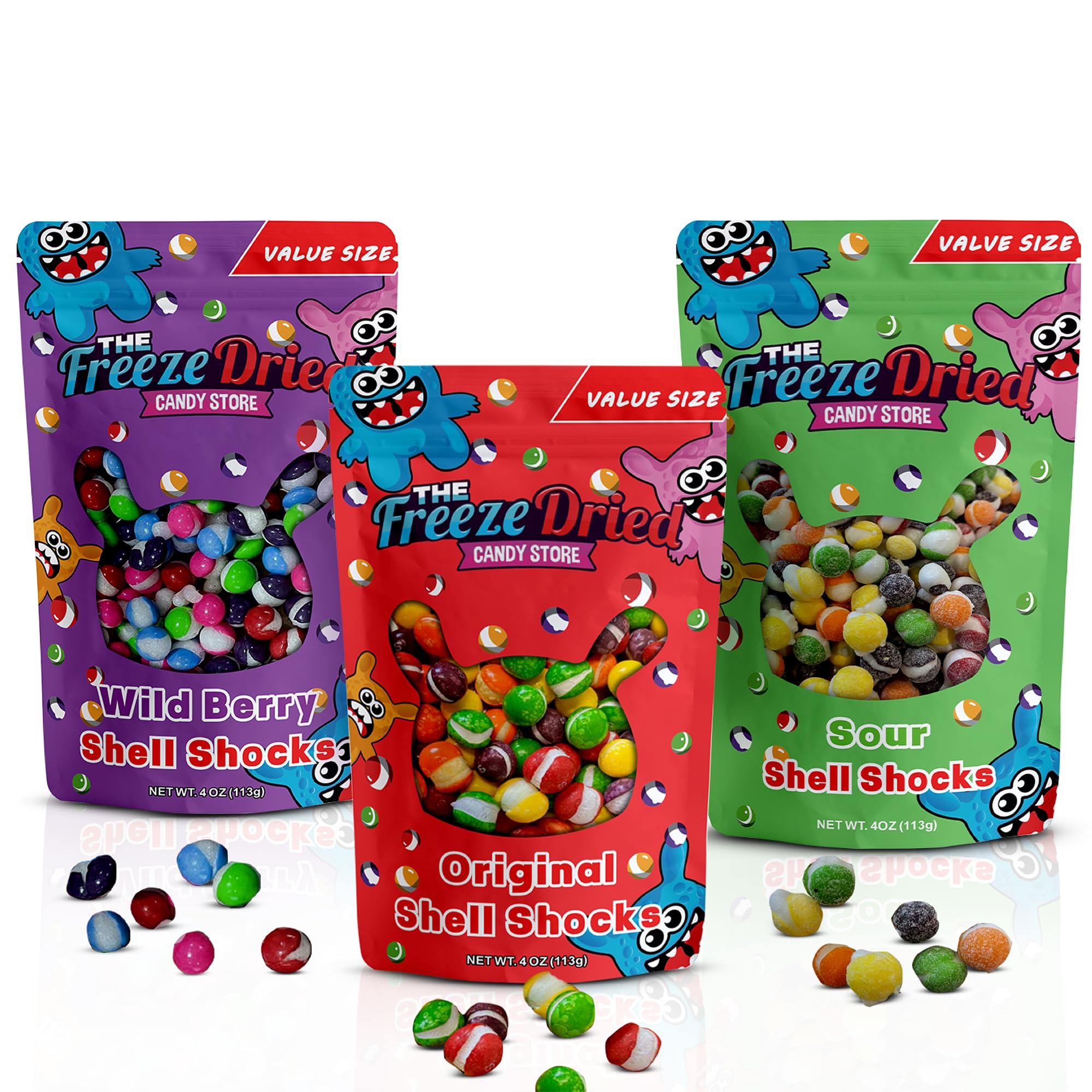 Amazon.com : The Freeze Dried Candy Store Shell Shock Variety 3