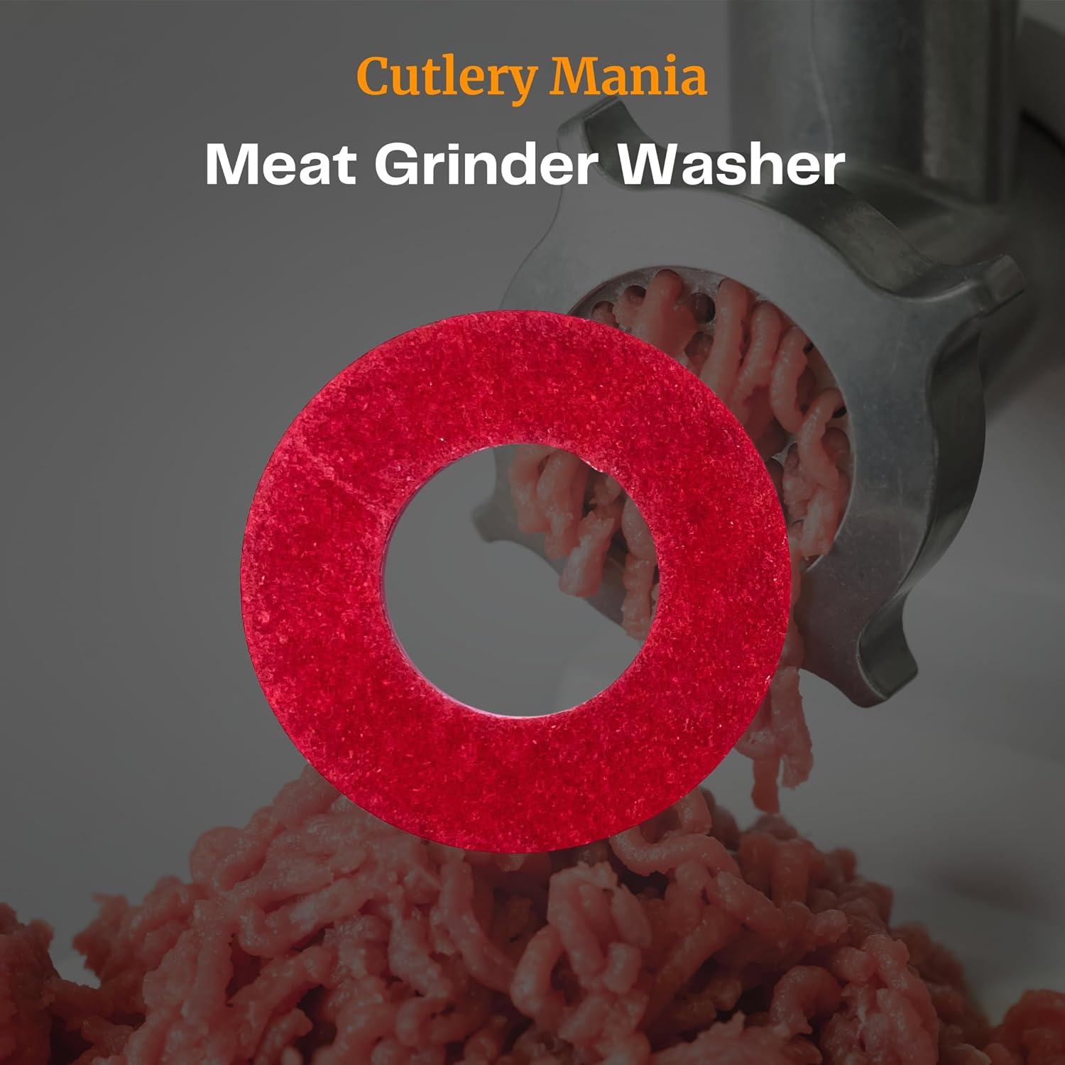 Cutlery Mania #22 Fiber Commercial Meat Grinder Washer | 1-5/8" OD X 1" ID X .125" Thick | 4-Pack