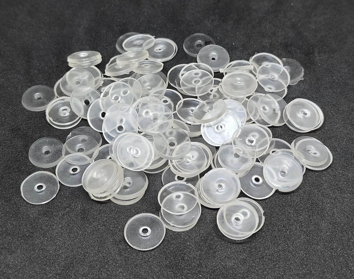Pmw - Earring Back Button Support - Earring Button Support Plastic - Earring Buttons for Studs - Pack of 100 (B0CWPF1526) Amazon Price History, Amazon Price Tracker