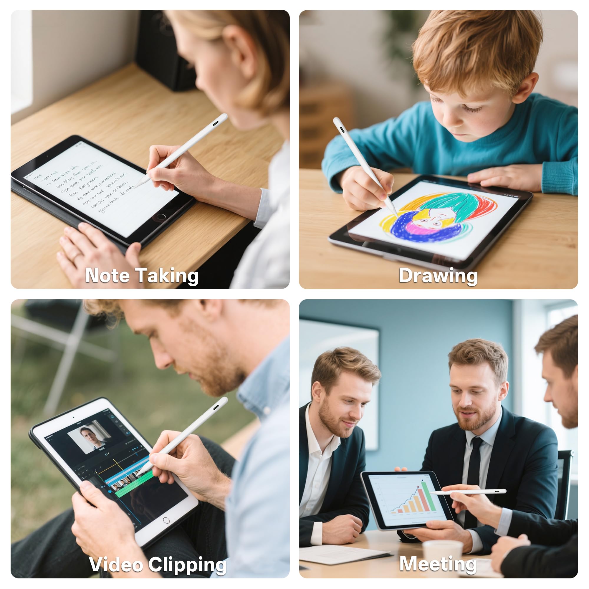 Apple iPad Air 2024 11/13 inç M2, iPad Pro 13/12.9/11 inç, iPad