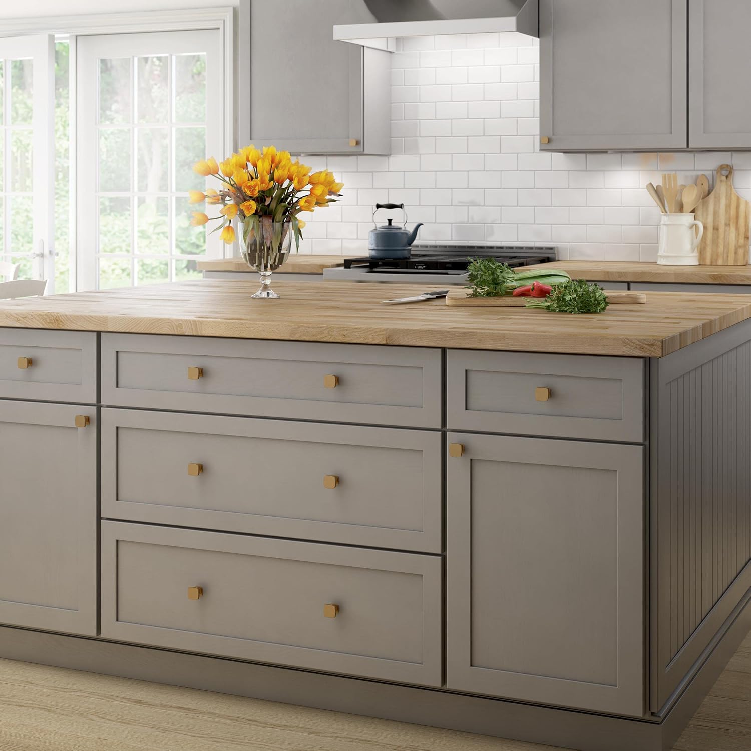 Franklin Brass Parow Kitchen Cabinet Knobs or Drawer Knobs, 10-Pack, Champagne Bronze, Cabinet Hardware, P29542Z-CZ-B