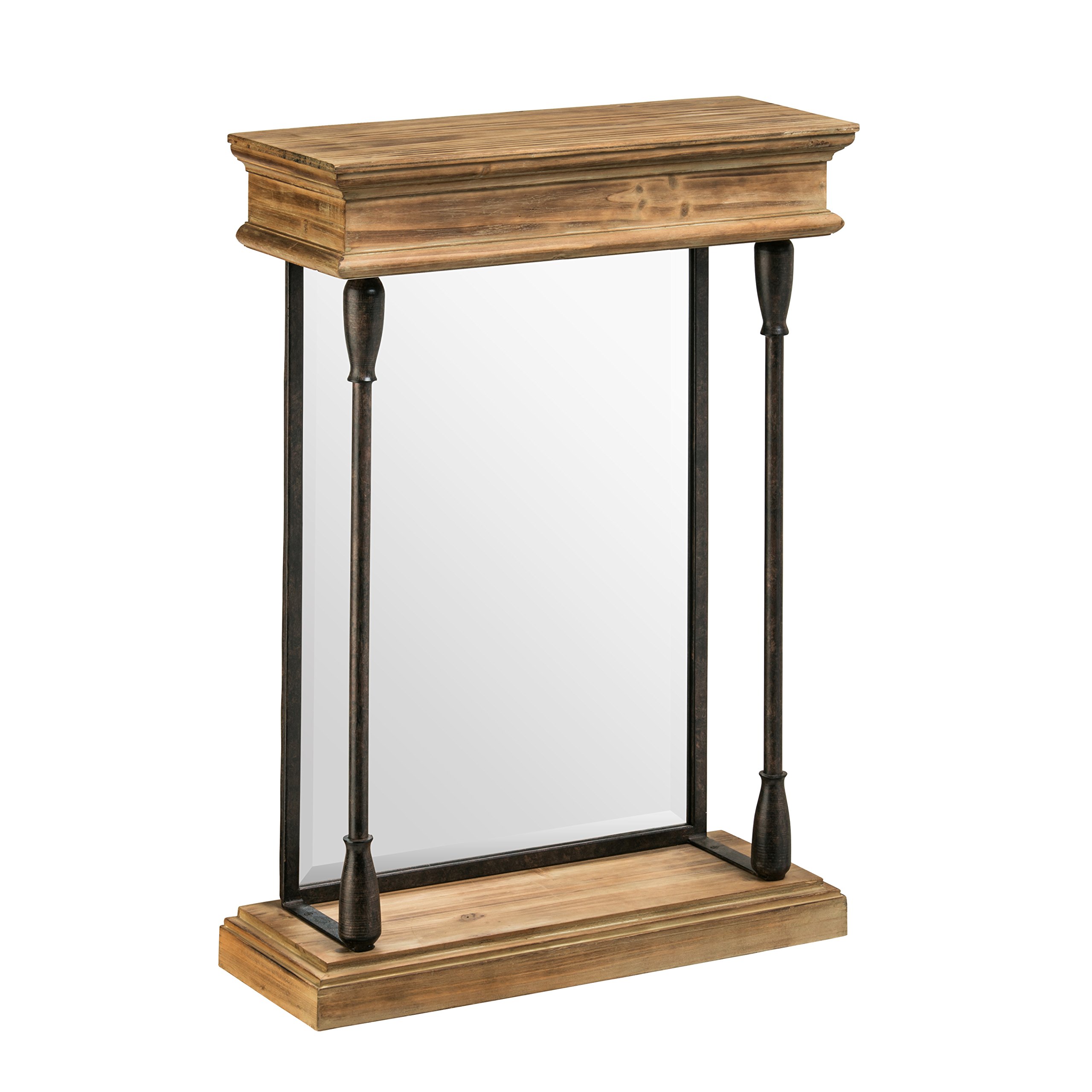 Premier Housewares Tribeca Mirror, Fir Wood, Natural