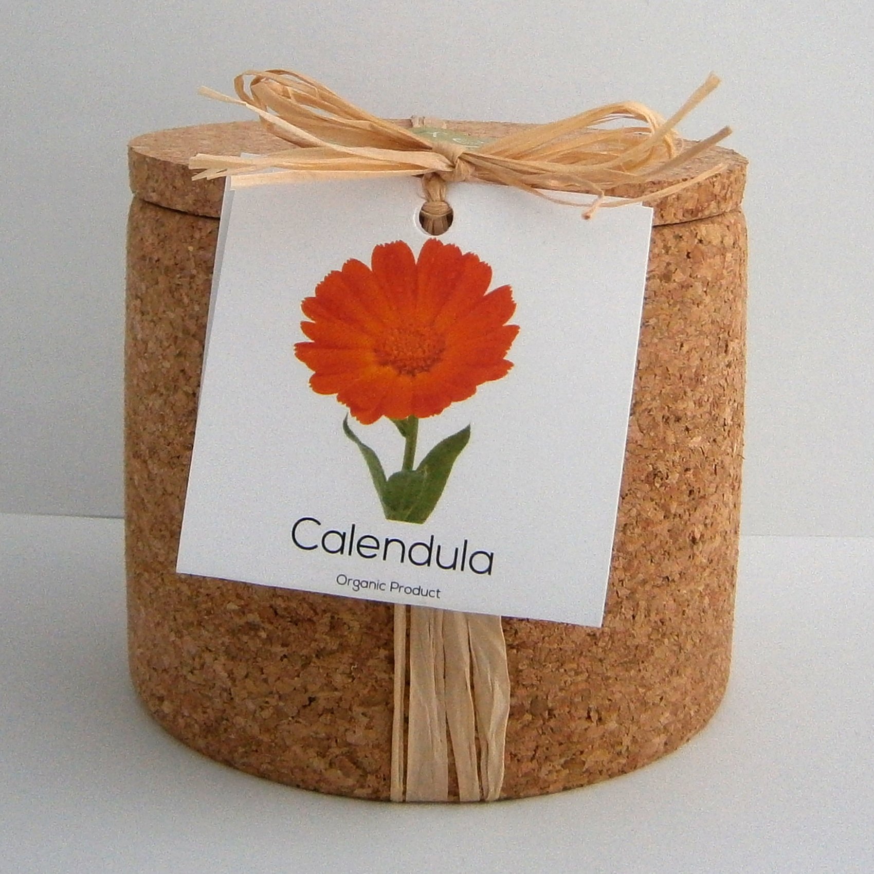 Grow Your Own Calendula officinalis (Ringelblume) ? Garten Blume, Naturkork, Topf, Bio Samen