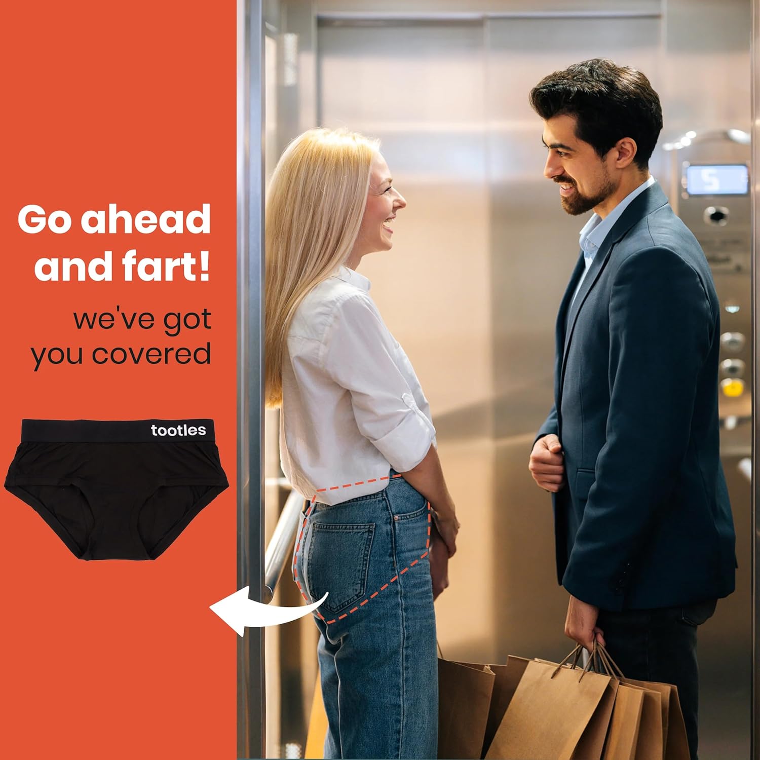 tootles Women's Flatulence-Filtering Bikini 3.0 â Odor-Blocking, Gas-Absorbing Underwear with Replaceable Carbon Filter - Image 7