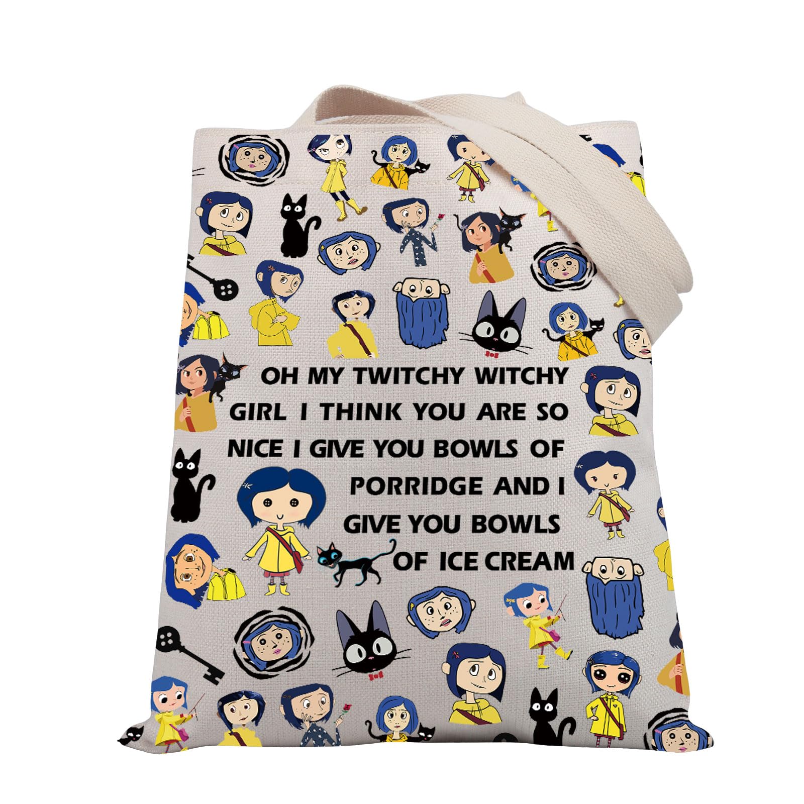 BDPWSS Thriller Gift The Secret Door Thriller Movie Inspired Gift Ghost Mother Merchandise Fantasy Film Fan Tote Bag