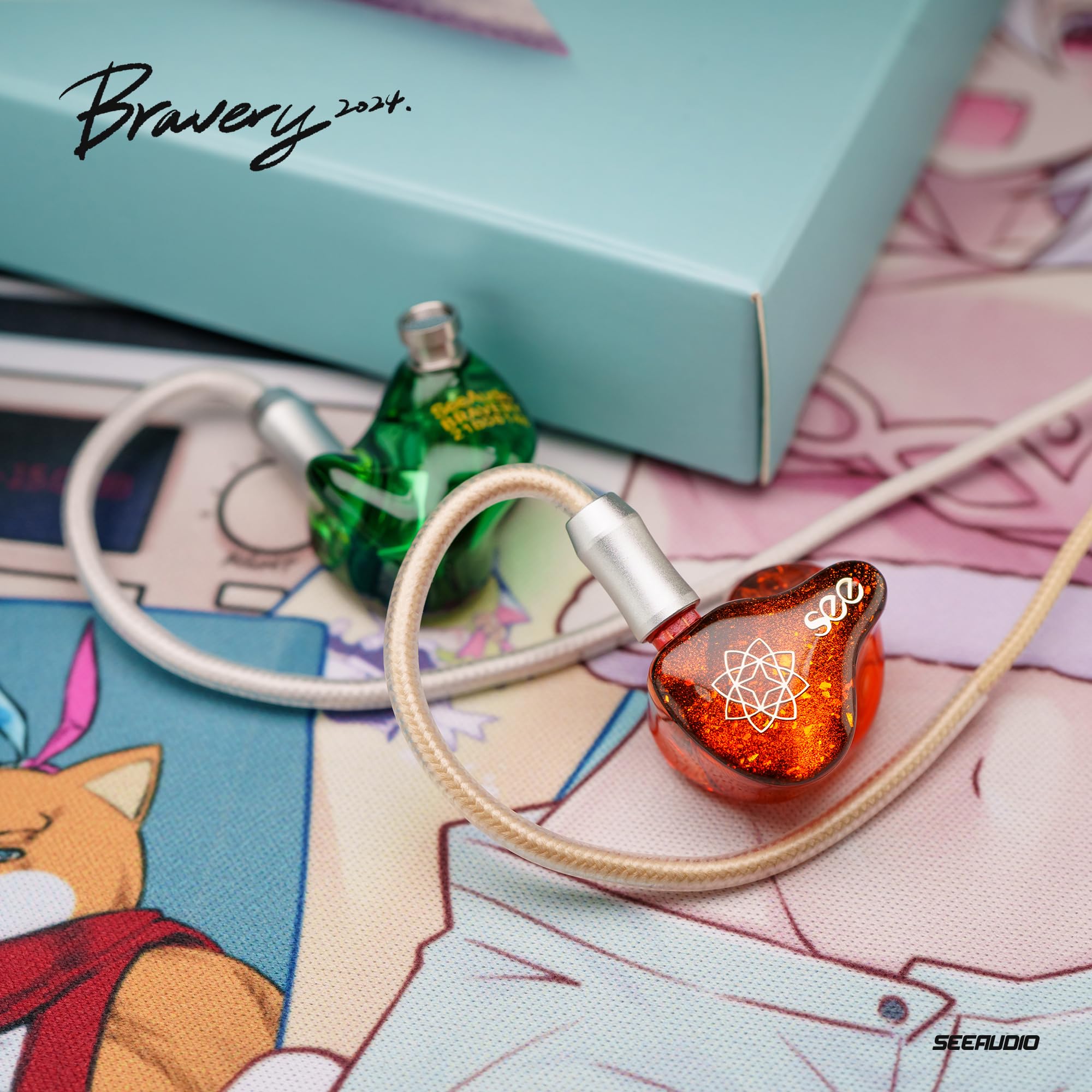 【新品】SeeAudio Bravery 24 Amazon.com: syeindunce SeeAudio Bravery '24 4BA Drivers IEM