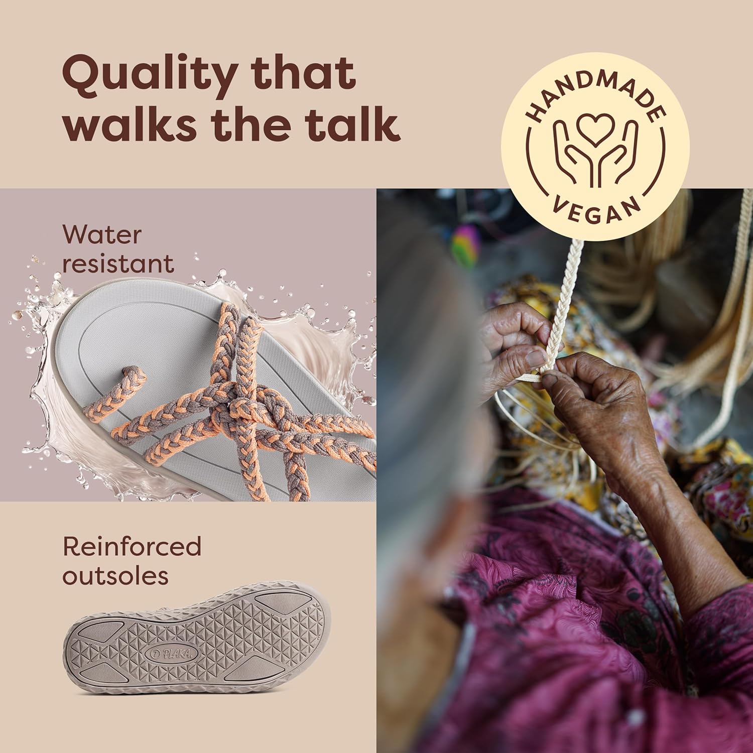 Plaka Explore Walking and Hiking Sandals for Women | Comfortable Summer Sandal with Arch Support | Waterproof Comfy Sandals for Travel, Beach or Poolside - Image 5