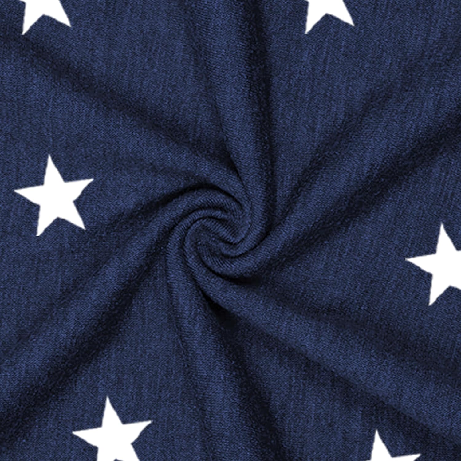 4th of July Shirts Women:USA Star American Flag Crew Neck Short Sleeves Tee Patriotic T-Shirt - Image 4