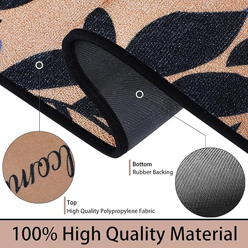 Miniatura 3 de Tapete de bienvenida para exteriores, tapete de bienvenida resistente, tapete antideslizante para interiores, tapetes traseros de goma para la