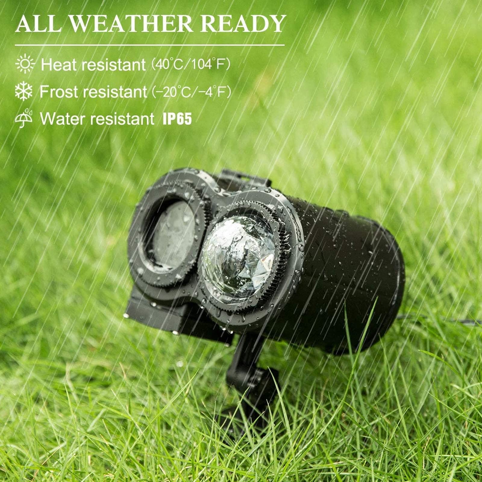 Lumières de projecteur d'halloween, lumière de projecteur de Noël Vague extérieure imperméable avec minuterie à Distance pour la décoration intérieure de fête d'anniversaire de Noël d'halloween