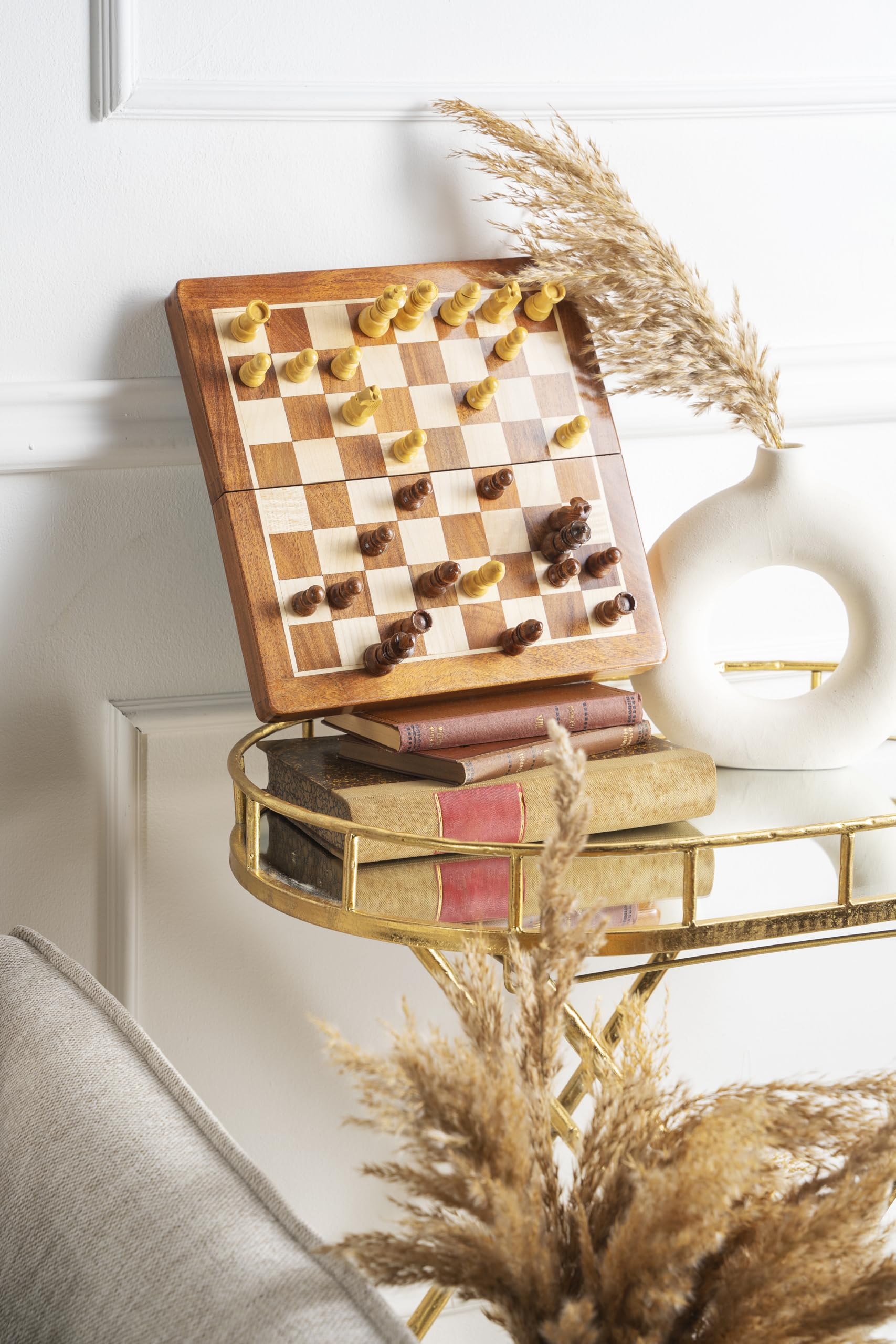Sunrise Chess & Games Eleganti scacchi all'alba, CREA MINI VIAGGI MAGNETICI GIREVOLI CON TRE TEMPI