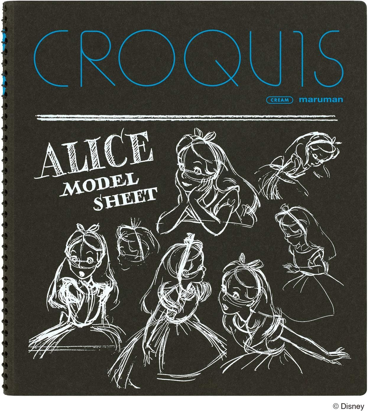 Amazon マルマン クロッキーブック Sq ふしぎの国のアリス ディズニーsqb D9 文房具 オフィス用品 文房具 オフィス用品