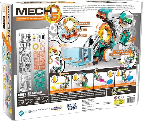 Miniatura 17 de Snap Circuits Code Journey, construye tu circuito, codifica tus comandos y conduce, controlado por Bluetooth, juguete de construcción STEM